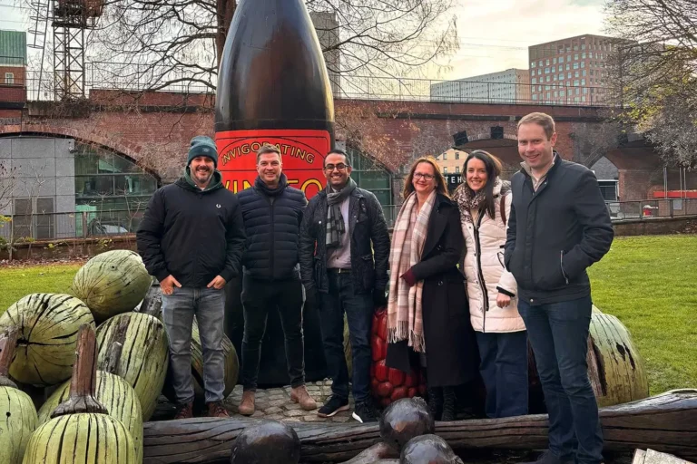 Group enjoying the Taste of Manchester food tour