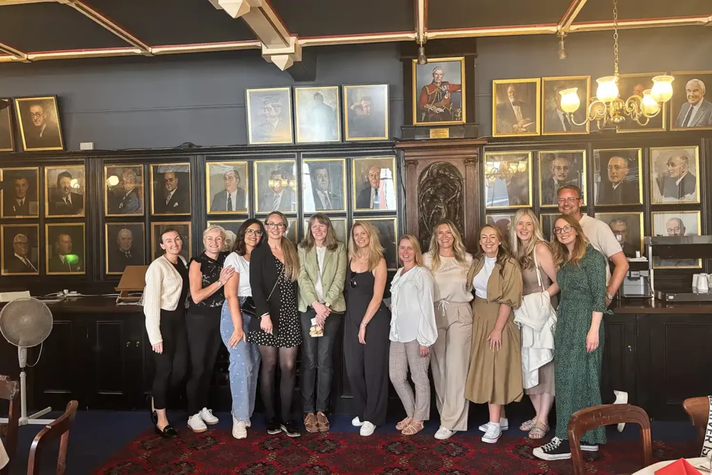 Corporate Tour group enjoying the day